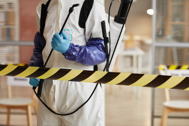 Professional Sewage Cleanup technician working in Fairview, OR